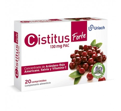 cistitus forte comprimidos (130 mg pacs 20 comp)