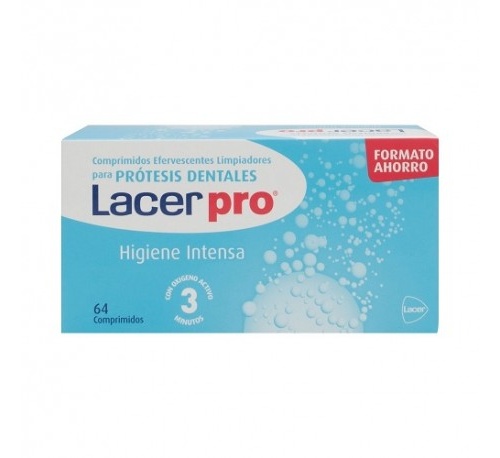 LIMPIEZA PROTESIS DENTAL lacerpro comprimidos efervescentes (64 comprimidos)