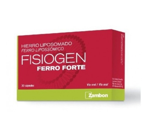 fisiogen ferro forte caps (30 caps)