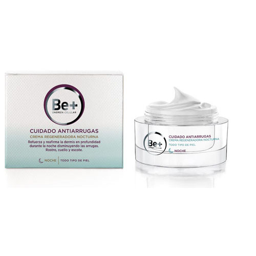 CREMA NOCTURNA REGENERADORA be+ cuidado antiarrugas (50 ml)