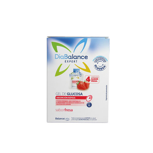 diabalance expert gel glucosa absorcion rapida (4 sobres fresa)