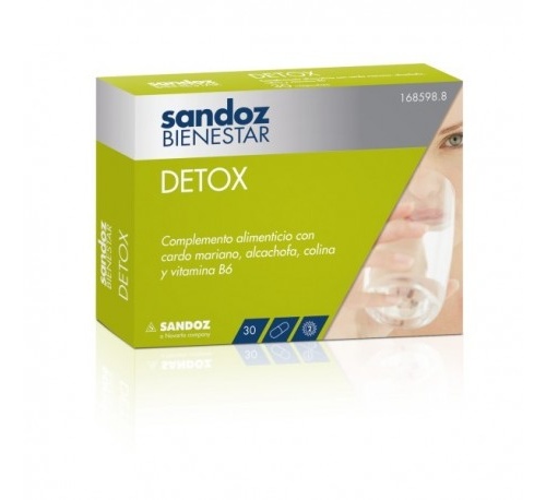 sandoz bienestar detox (30 caps)