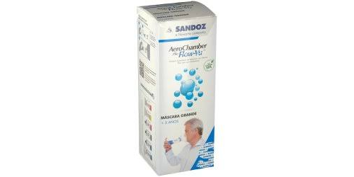 CAMARA DE INHALACION aerochamber plus flow-vu (adulto 1 u)