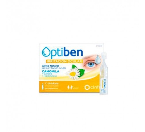 SEQUEDAD OCULAR optiben ojos irritados unidosis esteril (10 amp)