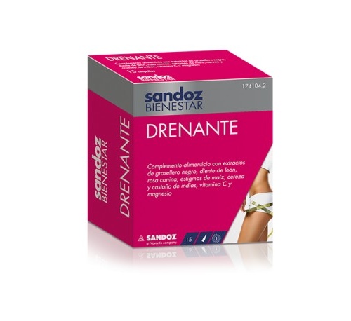 sandoz bienestar drenante (15 ampollas)