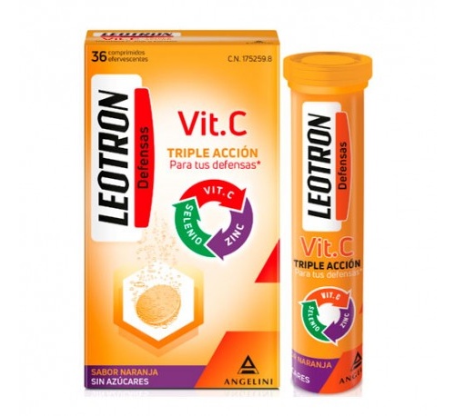 leotron vitamina c (36 comp efervescentes)