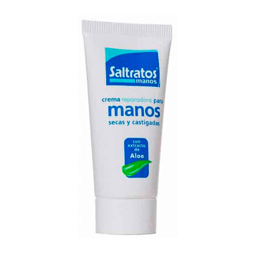 MANOS SECAS Y CASTIGADAS saltratos manos crema reparadora (100 ml)
