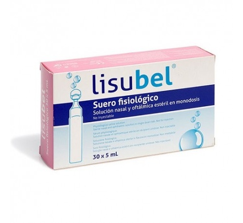 LISUBEL suero fisiologico monodosis (monodosis 5 ml 30 u)