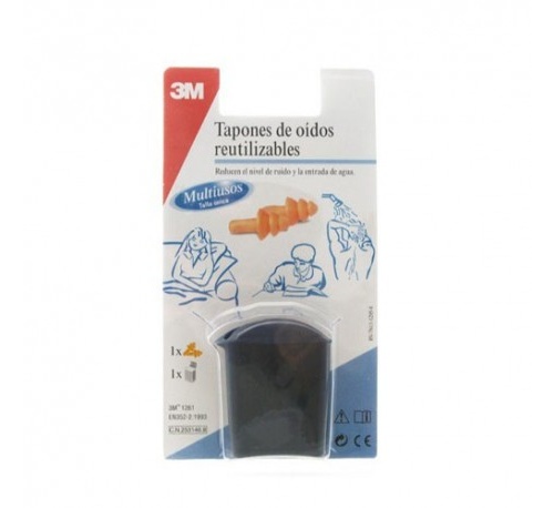 3M AGUA tapones oidos silicona (2 u)