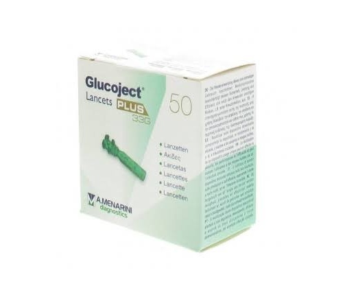 Glucoject lancets plus (33 g 50 lancetas)