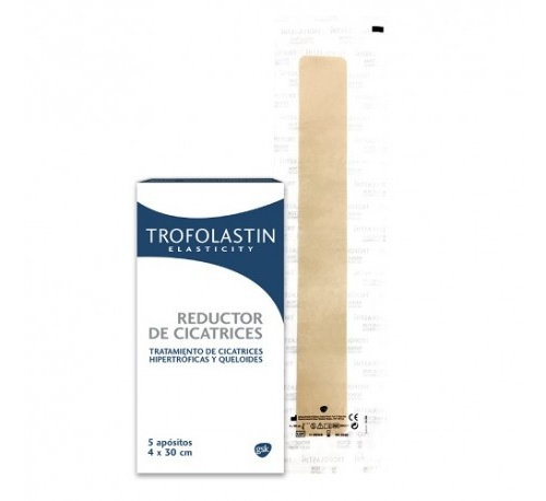 trofolastin reductor de cicatrices (4 x 30 cm 5 u)