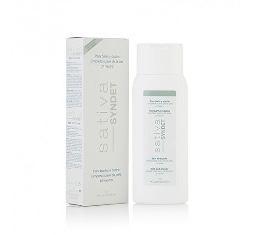 COSMECLINIK sativa syndet baño-ducha (400 ml petaca)