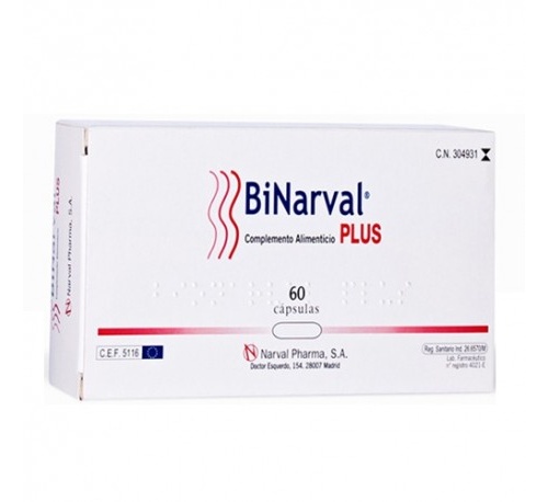 binarval plus (760 mg 60 caps)