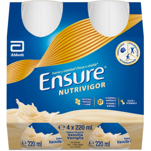 ensure nutrivigor botella (4 botella 220 ml vainilla)