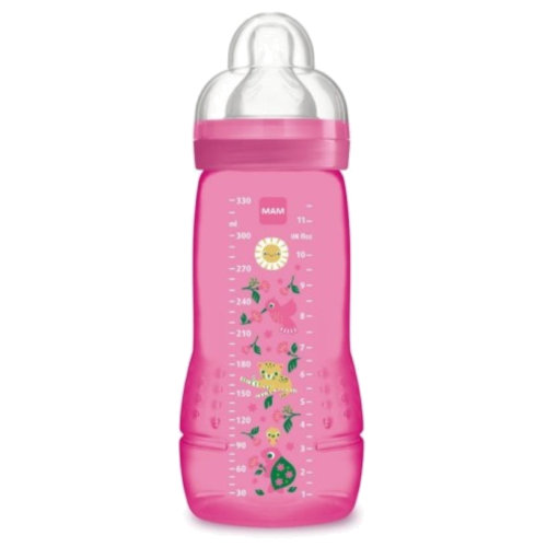 Bottle biberon mam easy active 1 unidad 330 ml color rosa - mam easy active