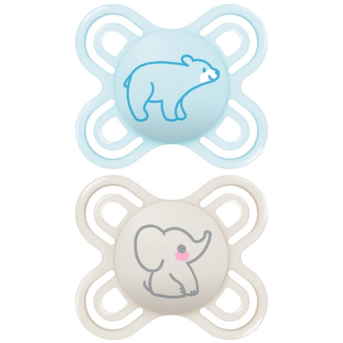 Chupete silicona mam perfect start 0 -2 meses a pack doble - mam perfect start