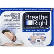Breathe right clasicas tira adh nasal 10 unidades - tira adh nasal