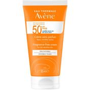 Avene spf 50+ crema muy alta proteccion (1 envase 50 ml sin perfume)