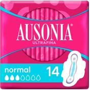 AUSONIA AIRDRY compresas higienicas femeninas (normal alas 14 u)