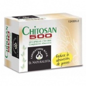chitosan 500 el naturalista (60 caps)