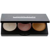 Camaleon iluminador 100% natural  crema paleta 3 colores