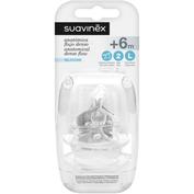 Tetina silicona anatomica - suavinex (talla 2 l 2 unidades)