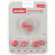 ACOFARMA tapones oidos cera y resinas sinteticas (6 u)