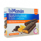 bimanan barrita chocolate negro y naranja (320 g 40 g x 8 u)