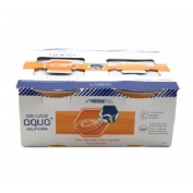 Resource aqua+ (4 tarrinas 125 g sabor naranja)