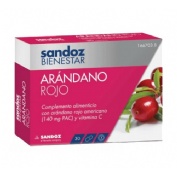 sandoz bienestar arandano rojo cranberry (30 caps)