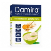 damira papilla 8 cereales galleta maria y fos (600 g  (300 g 2 envases))