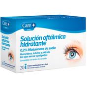 Care+ solucion oftalmica hidratante 0,2% hialuronato solucion lentes de contacto 0,5 ml 20 viales