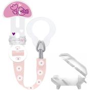Broche para chupete y cubierta de proteccion mam clip it! & cover 1 unidad color rosa - mam clip it!
