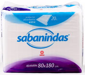 SABANINDAS protector de cama (80 x 180 20 u)