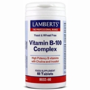 Lamberts 8032-60 complejo de vitamina b-100 60 tabs