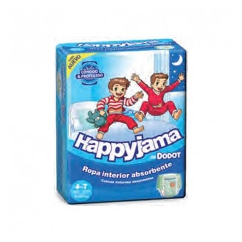 DODOT HAPPYJAMA pañal infantil niño (t- 7 4-7 años 17-29 kg 17 u)
