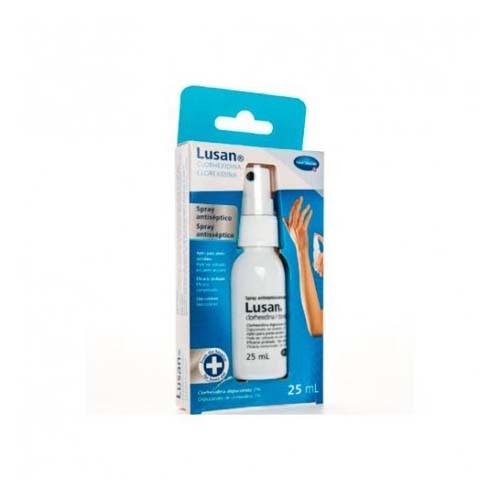 lusan clorhexidina 2% (spray 25 ml)