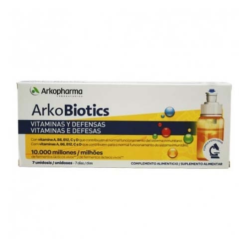Arkobiotics vitaminas y defensas adultos (7 unidosis)