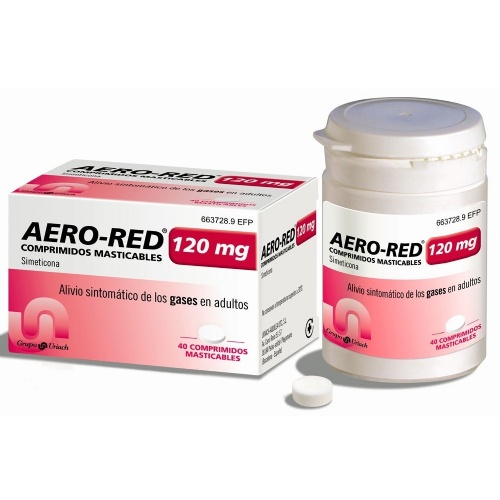 AERO-RED 120 mg COMPRIMIDOS MASTICABLES, 40 comprimidos
