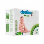 Pañal infantil - chelino nature (talla 6 27 unidades)