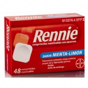 RENNIE 680 MG/80 MG COMPRIMIDOS MASTICABLES CON SACAROSA , 48 comprimidos