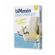 Bimanan bekomplett snack (6 barritas 35 g sabor limon coco)